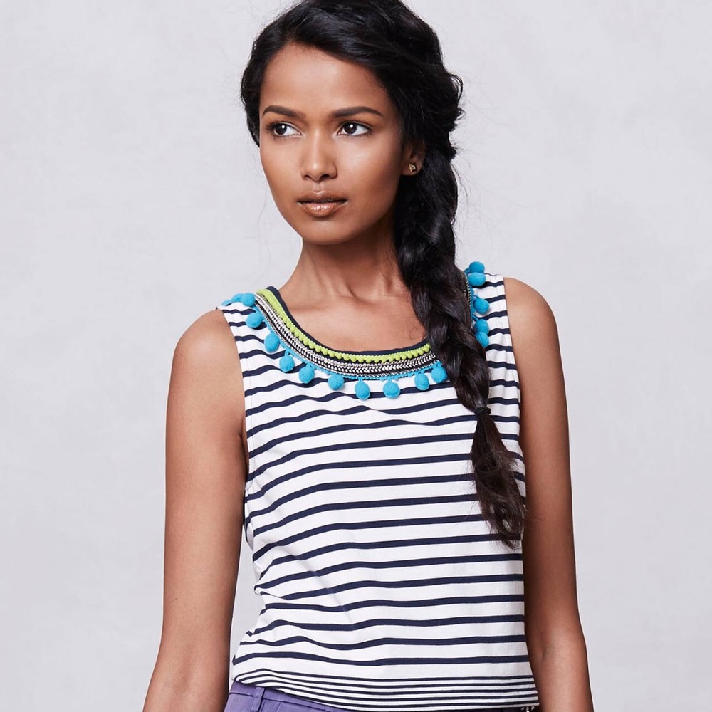Anthropologie Striped Top
